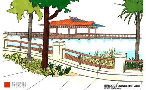 Beatrice Branch Briggs Founders Park rendering